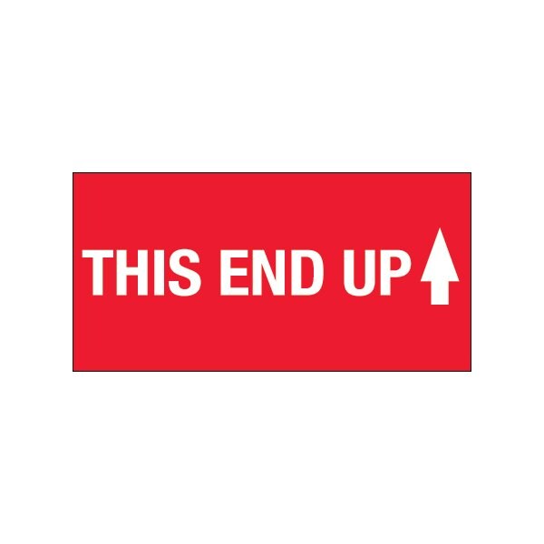 Bsc Preferred 2 x 4'' - ''This End Up'' High Gloss Labels BUY00021245 - main